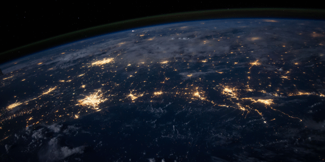 terra vista dallo spazio