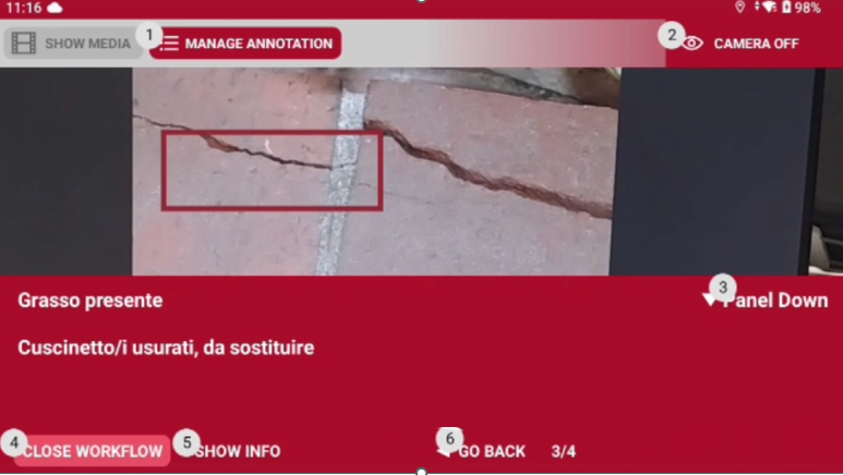 interfaccia computer vision rilevamento 