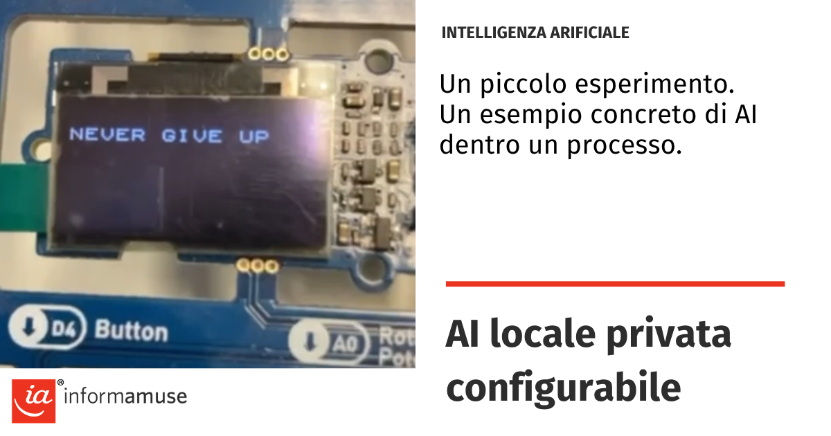 Dal rifiuto al cassonetto: un esperimento di AI privata applicata a un processo